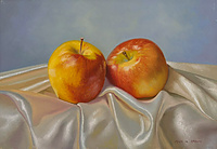 "Two Apples in Satin" 